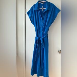 LOFT Vibrant Blue Maxi Dress